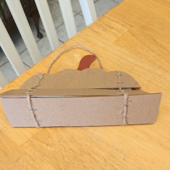 Pumpkin Shaped Door Hanger For Autumn - Picture 5 of 10